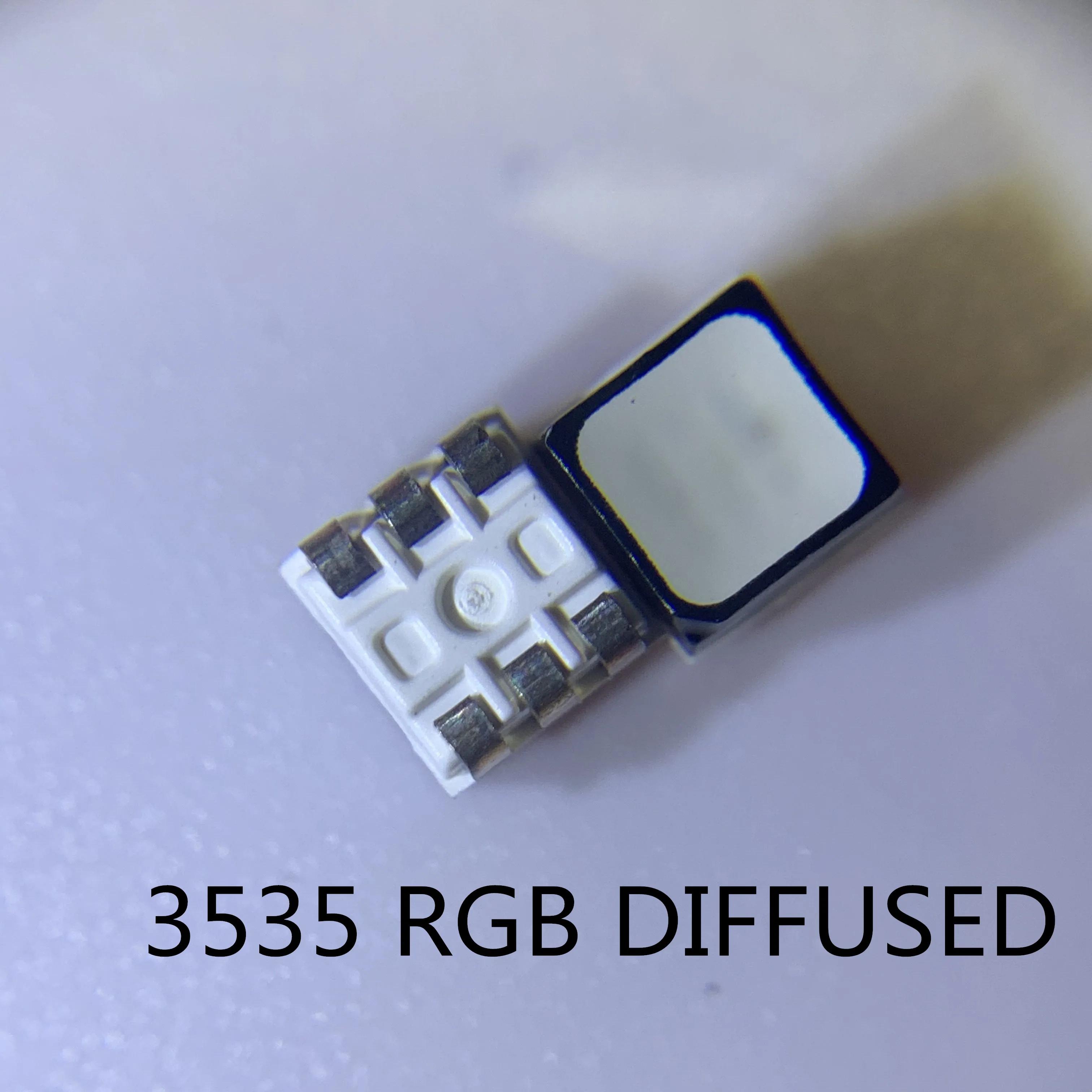 100pc smd 3535 led rgb PLCC6 3-IN-1 SMD LED Ǯ ÷ LED 3535 RGB 3-Ĩ ߿ Ǯ ÷  ȭ